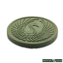 Load image into Gallery viewer, Concrete Swan Coasters - Round Cement Coasters - Cork Backed Coasters - Shaping Ideas