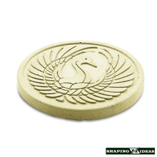 Load image into Gallery viewer, Concrete Swan Coasters - Round Cement Coasters - Cork Backed Coasters - Shaping Ideas