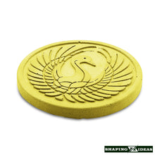 Load image into Gallery viewer, Concrete Swan Coasters - Round Cement Coasters - Cork Backed Coasters - Shaping Ideas