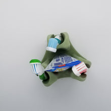 Load image into Gallery viewer, Toothbrush and Toothpaste holder in sealed cast stone - Shaping Ideas 

