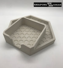 Load image into Gallery viewer, Concrete Sticky Note Holder, Business Card Holder, Desk Organizer, Cement Tray, Paper Clip Holder, Catchall, Office Organizer, Minimalist. - Shaping Ideas