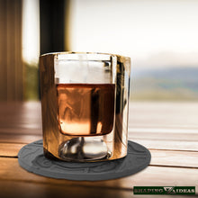 Load image into Gallery viewer, Sea Turtle Coasters - Round Concrete Coasters - Cork Backed Coasters - Shaping Ideas