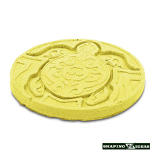 Load image into Gallery viewer, Sea Turtle Coasters - Round Concrete Coasters - Cork Backed Coasters - Shaping Ideas