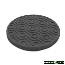 Load image into Gallery viewer, Geometric Pattern Coasters - Round Concrete Coasters - Cork Backed Coasters - Shaping Ideas