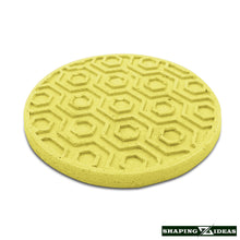 Load image into Gallery viewer, Geometric Pattern Coasters - Round Concrete Coasters - Cork Backed Coasters - Shaping Ideas