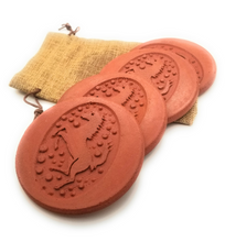 Load image into Gallery viewer, Round Horse Coasters - Concrete Coasters - Cork Backed Coasters - Shaping Ideas