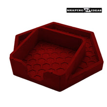 Load image into Gallery viewer, Concrete Sticky Note Holder, Business Card Holder, Desk Organizer, Cement Tray, Paper Clip Holder, Catchall, Office Organizer, Minimalist. - Shaping Ideas