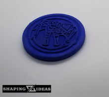 Load image into Gallery viewer, Elephant Coasters - Round Concrete Coasters - Cork Backed Coasters - Shaping Ideas