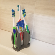 Load image into Gallery viewer, Bath Set - Soap Dish - Bath Accessories - Toothbrush Holder - Bath Organizer - Concrete - Cement - Modern - Bath Decor - Minimalist - Beton - Shaping Ideas
