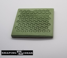 Load image into Gallery viewer, Geometric Pattern Coasters - Rectangular Concrete Coasters - Cork Backed Coasters - Shaping Ideas