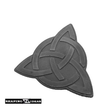 Load image into Gallery viewer, Celtic Knot – Three-Pointed Concrete Coasters - Foam Backed Coasters for anti-scratch - Shaping Ideas