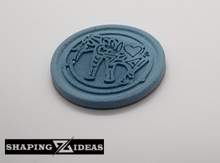 Load image into Gallery viewer, Elephant Coasters - Round Concrete Coasters - Cork Backed Coasters - Shaping Ideas