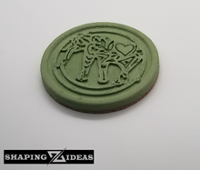 Load image into Gallery viewer, Elephant Coasters - Round Concrete Coasters - Cork Backed Coasters - Shaping Ideas