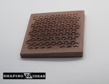 Load image into Gallery viewer, Geometric Pattern Coasters - Rectangular Concrete Coasters - Cork Backed Coasters - Shaping Ideas