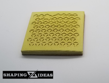 Load image into Gallery viewer, Geometric Pattern Coasters - Rectangular Concrete Coasters - Cork Backed Coasters - Shaping Ideas