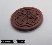 Load image into Gallery viewer, Elephant Coasters - Round Concrete Coasters - Cork Backed Coasters - Shaping Ideas