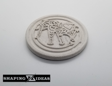 Load image into Gallery viewer, Elephant Coasters - Round Concrete Coasters - Cork Backed Coasters - Shaping Ideas