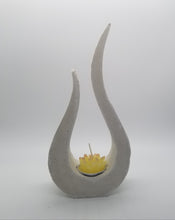 Load image into Gallery viewer, Concrete Tea Light Candle Holder, Mid Century Modern, Geometric Candle Vessel, Candle Centerpiece Decoration, Industrial Incense Burner