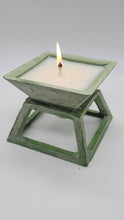 Load image into Gallery viewer, Handmade Concrete Pyramid Candles - 100% Soy Wax