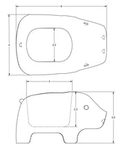 Load image into Gallery viewer, Pig Planter | Piggy Planter | Animal Planter | Cute Planter | Indoor Planter | Cactus Planter | Gift | Present | Container | Pot | Succulent - Shaping Ideas