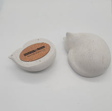 Load image into Gallery viewer, Set of 2 Cement sleeping cat, cement sleeping cat, 5 inch and 3 inch long, concrete cat statue