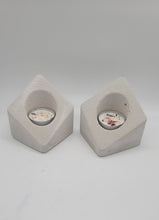 Load image into Gallery viewer, Tealight Holder, Concrete Candle Holder, Concrete Votive Candle Holder, Concrete Tealight Holder, Candle Gift for Holidays - Shaping Ideas 
