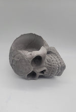 Load image into Gallery viewer, Skull Planter, Skull Plant Pot, Resting Skull Succulent Planter, Head Planter, Handmade Skull Planter, Halloween Gift