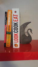 Load image into Gallery viewer, Swan Bookends-Unique Concrete Bookends-Swan Sculpture Statue-Home Decor Gift - Shaping Ideas