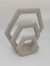 Load image into Gallery viewer, Cocktail Napkin Holder. Minimalist Handmade Concrete Napkin Holder. Mail Holder for Desk. Cocktail Napkin Holder