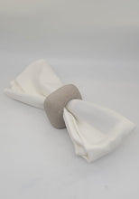 Load image into Gallery viewer, Modern concrete napkin rings set of 4, table decoration, geometric cement napkin holder, gift for home decor designers, housewarming gift