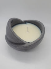 Load image into Gallery viewer, Large 100% Soy Concrete Vessel Candle, Modern Bowl shape Candle, Decorative Candles