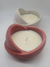 Load image into Gallery viewer, Large 100% Soy Concrete Vessel Candle, Modern Bowl shape Candle, Decorative Candles