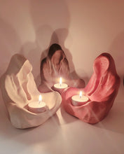 Load image into Gallery viewer, Cement Ghost Candle Holder | Spooky Halloween Decor | Minimalist Home Decor