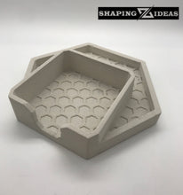 Load image into Gallery viewer, Concrete Sticky Note Holder, Business Card Holder, Desk Organizer, Cement Tray, Paper Clip Holder, Catchall, Office Organizer, Minimalist. - Shaping Ideas 
