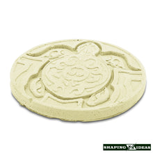 Load image into Gallery viewer, Sea Turtle Coasters - Round Concrete Coasters - Cork Backed Coasters - Shaping Ideas 
