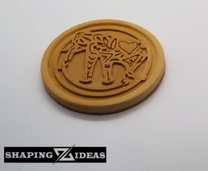 Elephant Coasters - Round Concrete Coasters - Cork Backed Coasters - Shaping Ideas 