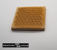 Load image into Gallery viewer, Geometric Pattern Coasters - Rectangular Concrete Coasters - Cork Backed Coasters - Shaping Ideas 
