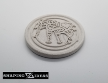 Load image into Gallery viewer, Elephant Coasters - Round Concrete Coasters - Cork Backed Coasters - Shaping Ideas 
