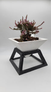 6 inch pyramid cement planter stand with cement planter stand, Concrete planter - Shaping Ideas 