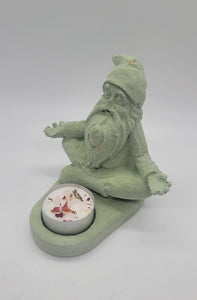 Meditating Gnome Tealight candle holder, - Shaping Ideas 