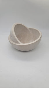 Succulent Pot - Concrete Planter - Bowl Planter - Geometric - Minimalist - Air Plant Holder - Shower Favor - Mother's Day Gift